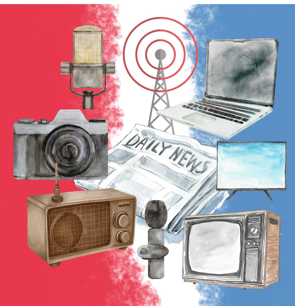 Americans’ distrust of news organizations has reached a record low, fueled by widespread perceptions of political bias in the media.