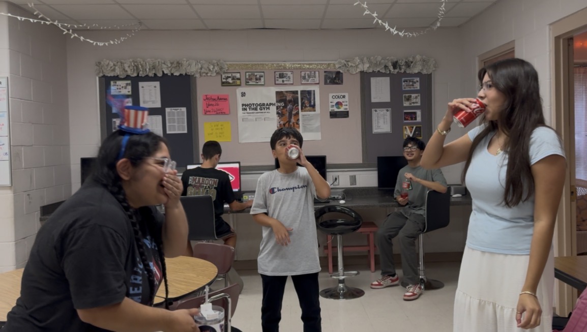 DHS broadcast members create a news parody for the Texas can recall after students walk in with possibly contaminated cans unaware of the recall issued earlier today.